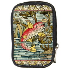 Fish Underwater Cubism Mosaic Compact Camera Cases by Celenk