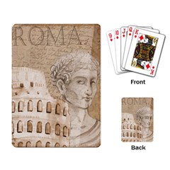 Colosseum Rome Caesar Background Playing Card by Celenk