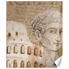 Colosseum Rome Caesar Background Canvas 8  X 10  by Celenk