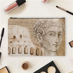 Colosseum Rome Caesar Background Cosmetic Bag (Large)  Front