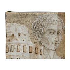 Colosseum Rome Caesar Background Cosmetic Bag (xl) by Celenk