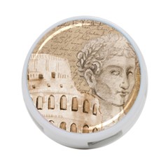 Colosseum Rome Caesar Background 4-port Usb Hub (two Sides)  by Celenk