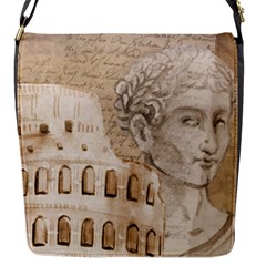 Colosseum Rome Caesar Background Flap Messenger Bag (s) by Celenk