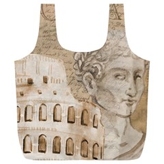 Colosseum Rome Caesar Background Full Print Recycle Bags (l)  by Celenk