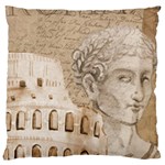 Colosseum Rome Caesar Background Large Flano Cushion Case (One Side) Front