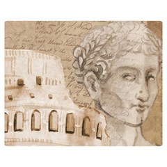 Colosseum Rome Caesar Background Double Sided Flano Blanket (Medium) 