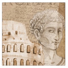 Colosseum Rome Caesar Background Large Satin Scarf (square) by Celenk