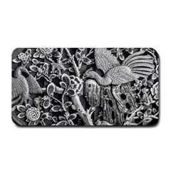 Black And White Pattern Texture Medium Bar Mats by Celenk