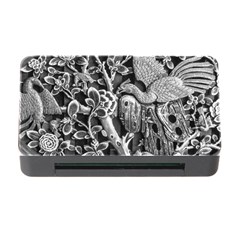 Black And White Pattern Texture Memory Card Reader With Cf by Celenk