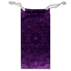 Background Purple Mandala Lilac Jewelry Bag by Celenk