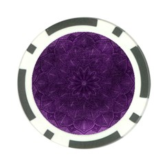 Background Purple Mandala Lilac Poker Chip Card Guard (10 Pack) by Celenk