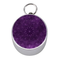 Background Purple Mandala Lilac Mini Silver Compasses by Celenk