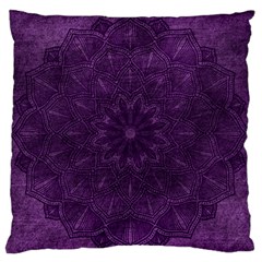 Background Purple Mandala Lilac Standard Flano Cushion Case (two Sides) by Celenk