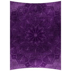 Background Purple Mandala Lilac Back Support Cushion by Celenk