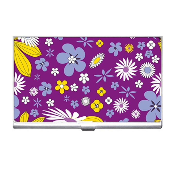 Floral Flowers Business Card Holders