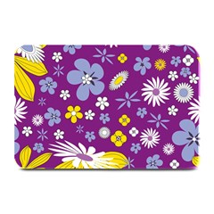 Floral Flowers Plate Mats by Celenk