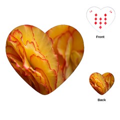 Flowers Leaves Leaf Floral Summer Playing Cards (heart)  by Celenk