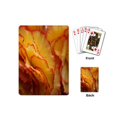 Flowers Leaves Leaf Floral Summer Playing Cards (mini)  by Celenk