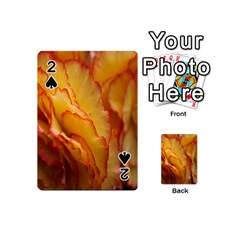 Flowers Leaves Leaf Floral Summer Playing Cards 54 (mini)  by Celenk