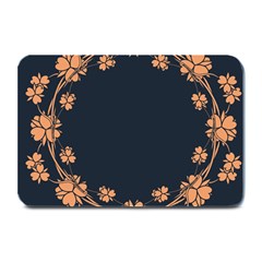 Floral Vintage Royal Frame Pattern Plate Mats by Celenk