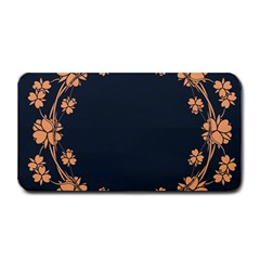 Floral Vintage Royal Frame Pattern Medium Bar Mats by Celenk