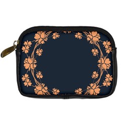 Floral Vintage Royal Frame Pattern Digital Camera Cases by Celenk