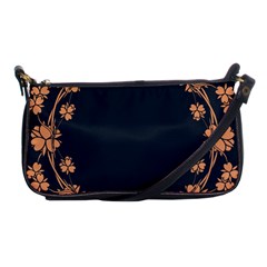 Floral Vintage Royal Frame Pattern Shoulder Clutch Bags by Celenk