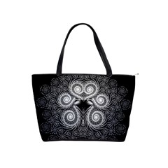 Fractal Filigree Lace Vintage Shoulder Handbags by Celenk