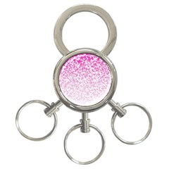 Halftone Dot Background Pattern 3-ring Key Chains by Celenk