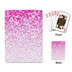 Halftone Dot Background Pattern Playing Card Back