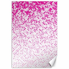 Halftone Dot Background Pattern Canvas 12  X 18   by Celenk