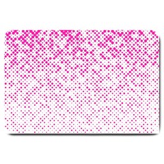 Halftone Dot Background Pattern Large Doormat  by Celenk