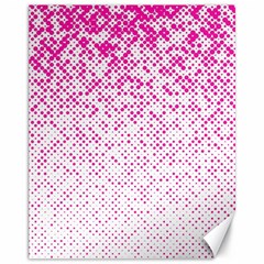 Halftone Dot Background Pattern Canvas 11  X 14   by Celenk