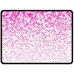 Halftone Dot Background Pattern Fleece Blanket (large)  by Celenk