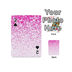 Halftone Dot Background Pattern Playing Cards 54 (mini)  by Celenk