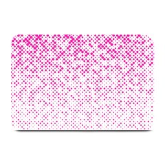 Halftone Dot Background Pattern Plate Mats by Celenk