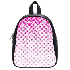 Halftone Dot Background Pattern School Bag (small) by Celenk