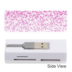 Halftone Dot Background Pattern Memory Card Reader (stick)  by Celenk