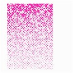 Halftone Dot Background Pattern Large Garden Flag (Two Sides) Back