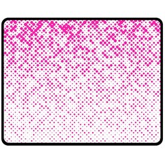 Halftone Dot Background Pattern Double Sided Fleece Blanket (medium)  by Celenk