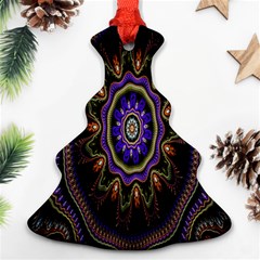 Fractal Vintage Colorful Decorative Christmas Tree Ornament (two Sides) by Celenk