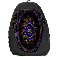 Fractal Vintage Colorful Decorative Backpack Bag by Celenk