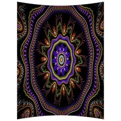 Fractal Vintage Colorful Decorative Back Support Cushion