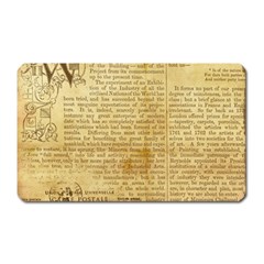 Vintage Background Paper Magnet (rectangular) by Celenk