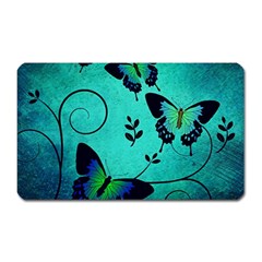 Texture Butterflies Background Magnet (rectangular) by Celenk