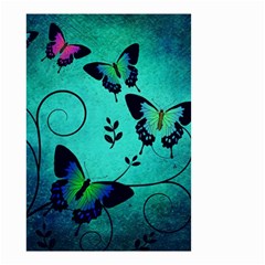 Texture Butterflies Background Small Garden Flag (two Sides) by Celenk