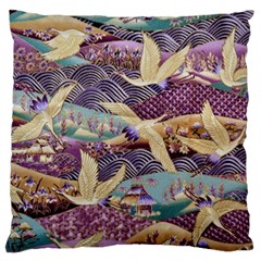 Textile Fabric Cloth Pattern Standard Flano Cushion Case (one Side) by Celenk