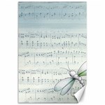 Vintage Blue Music Notes Canvas 24  x 36  23.35 x34.74  Canvas - 1