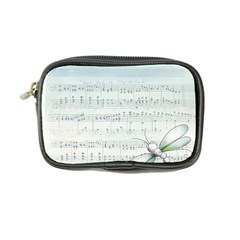 Vintage Blue Music Notes Coin Purse by Celenk