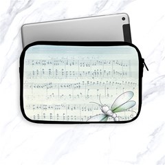 Vintage Blue Music Notes Apple Ipad Mini Zipper Cases by Celenk